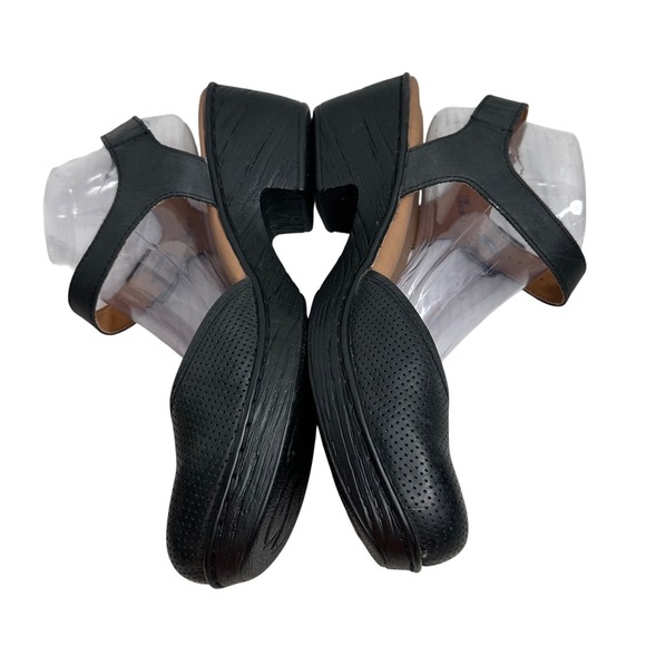 b.o.c. Women's Stone II Comfort Leather Black Wedge Size 11 Mary-Jane Boho - Picture 4 of 10